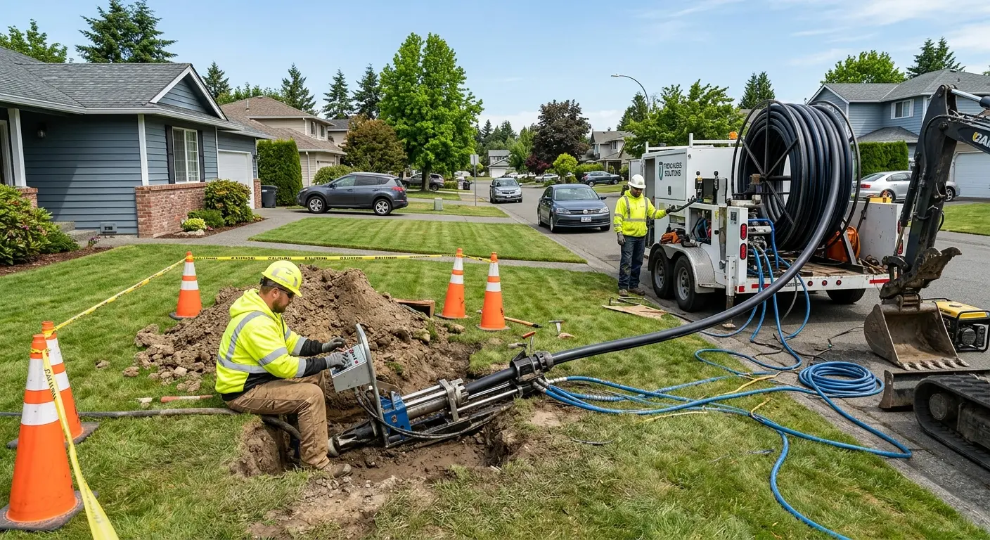 Sewer Line Installation in Pittsfield, MA